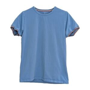 Moncler Maglia T-shirt Light Blue Men's Size Small